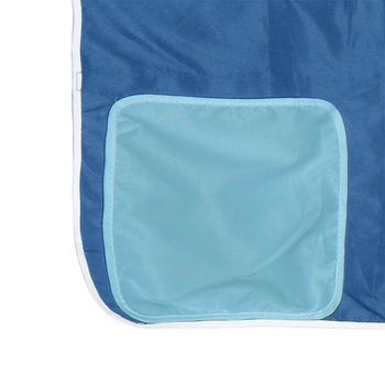 Cama De Galería Para Niños (con Cortinas, Aspecto Azul)