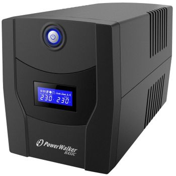 Sai PowerWalker 2200VA Batería de Plomo 3,9 Minutos LCD AVR Protección Activa