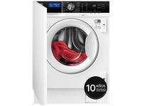 lavadora integrable - aeg lfn7g8434f 8 kg 1400 rpm tecnologia prosense funcion vapor sin panelar