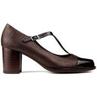 kroc zapatos de tacon 159 marron para mujer