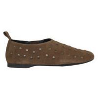 lolas bailarinas zapato con horma sesgada y apliques para mujer