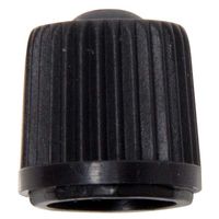 qty 100 plastic valve cap black