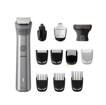 Set de arreglo personal Philips MG5940/15, 11 Posiciones, 120 minutos Autonomía, Cuchillas Self Sharpening Stainless Steel