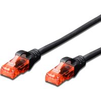 cable de red utp rj45 cat 6 1m negro