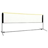 red de badminton ajustable metal 400x103x94-158 cm vidaxl
