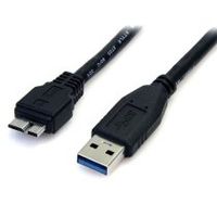 cable 50cm usb 30 super speed ss micro usb b macho a usb a macho adaptador - negro