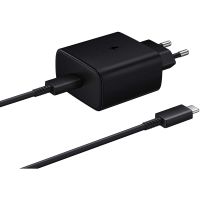 samsung cargador carga super rapida usb-c 45w negro