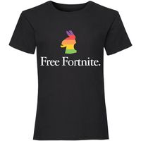 free fortnite camiseta rainbow para nina