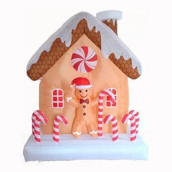 Casa De Jengibre Hinchable - Feeric Lights & Christmas