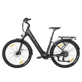 Bicicleta Eléctrica Urbana Ttgo Z3 27,5'', Batería Extraíble De 48 V 15 Ah, Gris