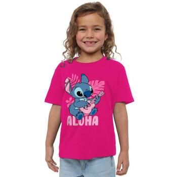 Disney Camiseta Palm Beach Aloha para niña