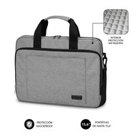 maletin portatil 156 subblim grey