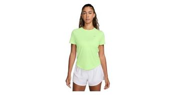 Maillot de manga corta nike  strong dri fit  strong  tempo amarillo  mujer