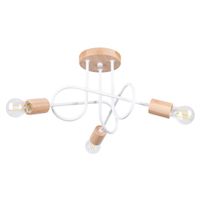 lampara laramo blanco 3 luces
