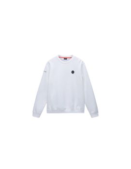 Sudadera Napapijri B-Badge Hzh Hombre Blanco