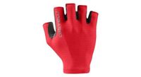 guantes castelli espresso para mujer rojo