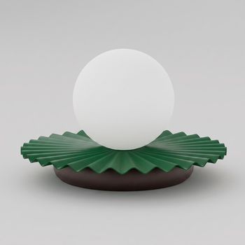 Lámpara de mesa drino verde oliva