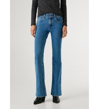 Pepe Jeans para mujer. PL20487753SA Jeans Flare Venus azul (27/30), Casual, Algodón, Denim