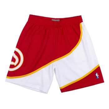 SHORT ATLANTA HAWKS SWINGMAN - MITCHELL & NESS 1986-87 ROJO