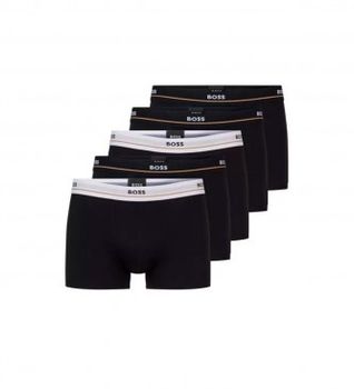 BOSS para hombre. 50475275 Pack de 5 de bòxers elásticos negro (XL), Homewear, Algodón