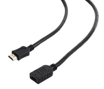 Gembird Cable HDMI (M)-(H) Ethernet 1.8 Mts Ngr