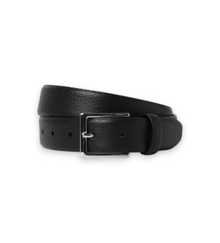 Hackett London para hombre. HM4100065 Cinturón Pebble negro (32), Casual, Clásico, Piel