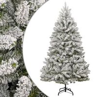 arbol de navidad  decoraciones de navidad artificial con bisagras y nieve flocada 270 cm cfw107527
