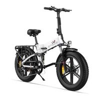 bicicleta electrica plegable engwe engine x con bateria extraible de 48 v y 13 ahblanca