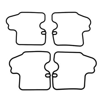 Junta de la cámara del flotador del carburador Yamaha YZF-R6 '99-'02 set 4pc