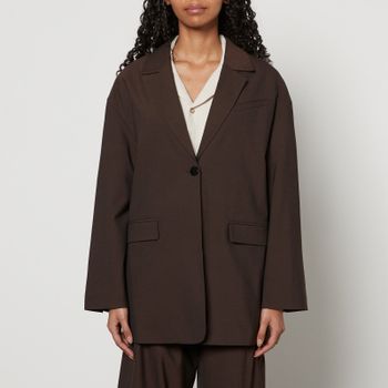 Ganni Crepe Blazer - EU 42/UK 14