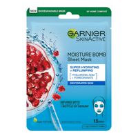 garnier moisture bomb pomegranate hydrating tissue mask