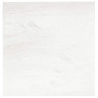 alfombra de pelo corto oviedo crema 200x200 cm vidaxl
