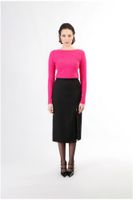 falda con cremallera black