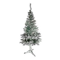 acomoda textil r arbol de navidad con soporte para decorar el hogar y comercio pino artificial de navidad desmontable plegable y resistente nevado 210 cm