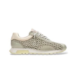 Hispanitas para mujer. RHV264741 Zapatillas Oregon verde (36), Piel, Plano, Cordones, Casual
