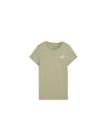 camiseta puma essentials small no 1 logo mujer verde