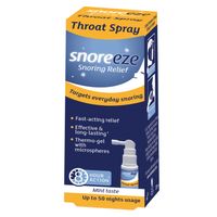 snoreeze throat spray