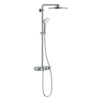 sistema de ducha con termostato incorporado grohe euphoria smartcontrol system 310 duo supersteel infinity finish 26507dc0