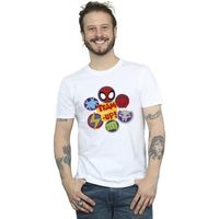 marvel camiseta spidey and his amazing friends up para hombre
