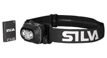 Linterna frontal silva discover hybrid negra