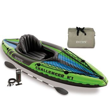 Kayak Hinchable Challenger K1 274x76x33 Cm Intex