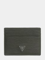 cartera de piel autentica milano con logotipo