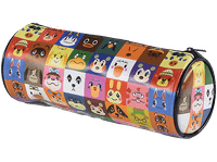 estuche - sherwood villager squares cremallera licencia oficial animal crossing