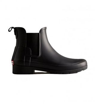 Hunter para mujer. WFS2201RMA Botines Refined Chelsea negro (35/36), Casual