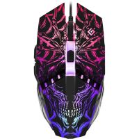 raton defender gm-670l cableado 2400 dpi negro rgb ambidiestro 5 botones