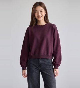 Bellerose para mujer. BW262302 T1731 Sudadera Fancy62 burdeos (S), Casual, Granate, Algodón, Manga larga
