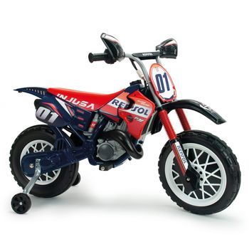 Moto Eléctrica Niño Cross Repsol Competición 6v Litio +3 Años