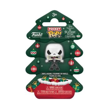 Figura coleccionable Funko Pocket Pop! Jack Skellington Holiday Tree Disney