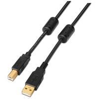 aisens cable para impresora usb-a 20 a usb-b machomacho 2m negro