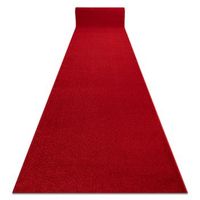 alfombra de pasillo karmel llanura carmin  rojo 120 cm 120x770 cm